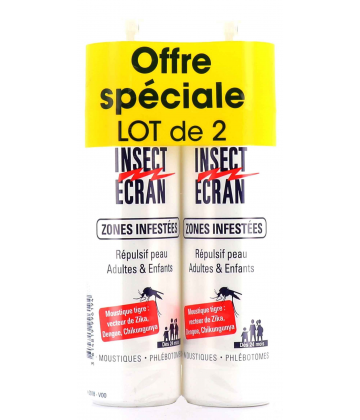 Insect Ecran Spray Zones Infestées 2 x 100 ml