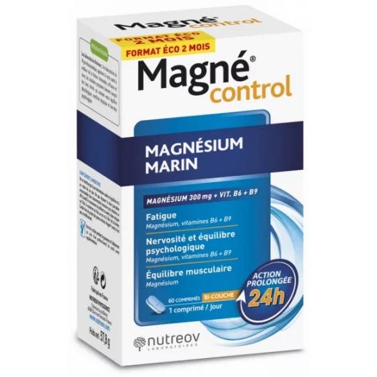 Nutreov Magné Control Magnésium Marin Vitamines B6 et B9 - image 3