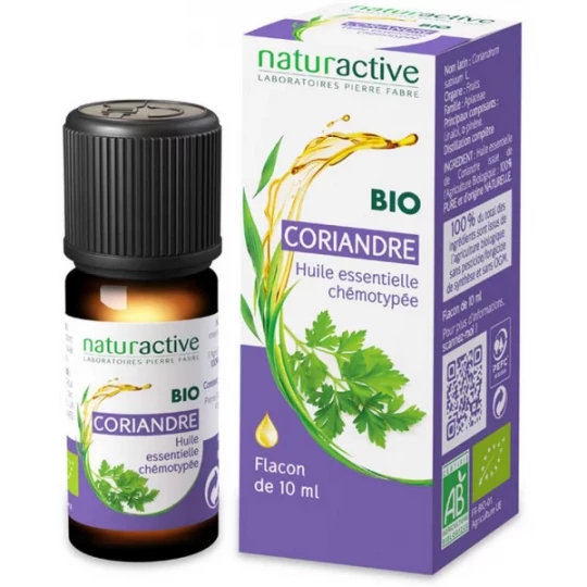 Naturactive Huile Essentielle Bio Coriandre 10 ml