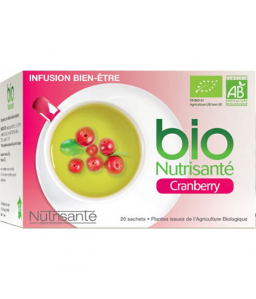 Nutrisanté Bio Infusions Cranberry x 20