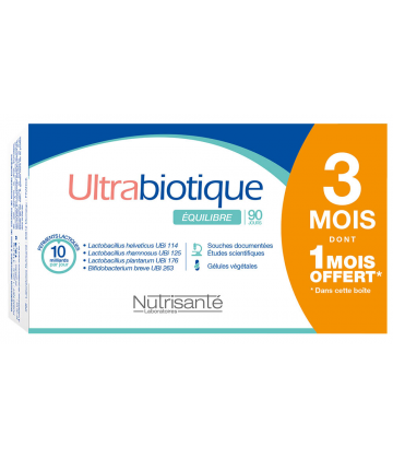Nutrisanté Ultrabiotique Équilibre x 90