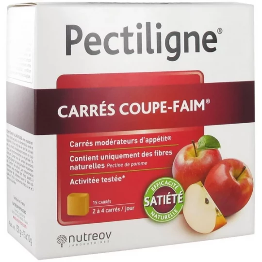 Nutreov Pectiligne Carrés Coupe Faim x 15