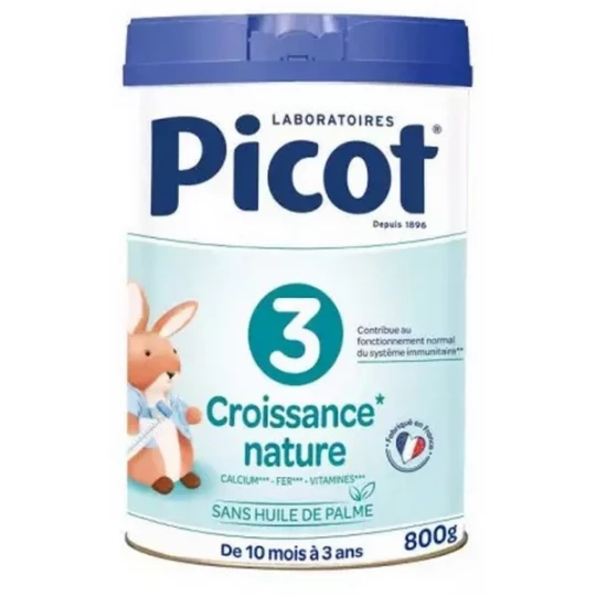 Picot Lait Croissance Nature 3 800 g