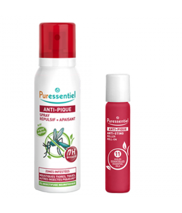 Puressentiel Anti-Pique Spray 75 ml + Roller Apaisant Anti-Pique 5 ml