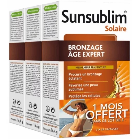 Nutreov Sunsublim Bronzage Age Expert 3 x 28