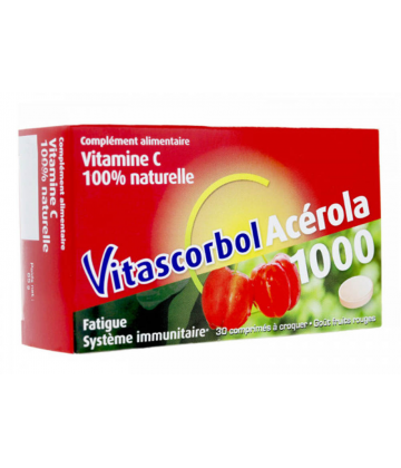 Vitascorbol Acerola Comprimés 2 x 30