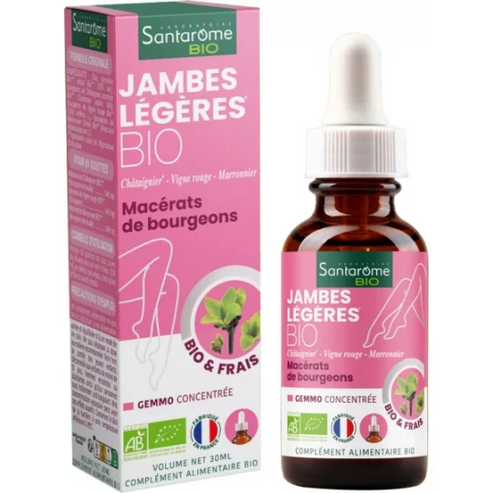 Santarome Bio Complexe Bourgeons Jambes Légères 30 ml