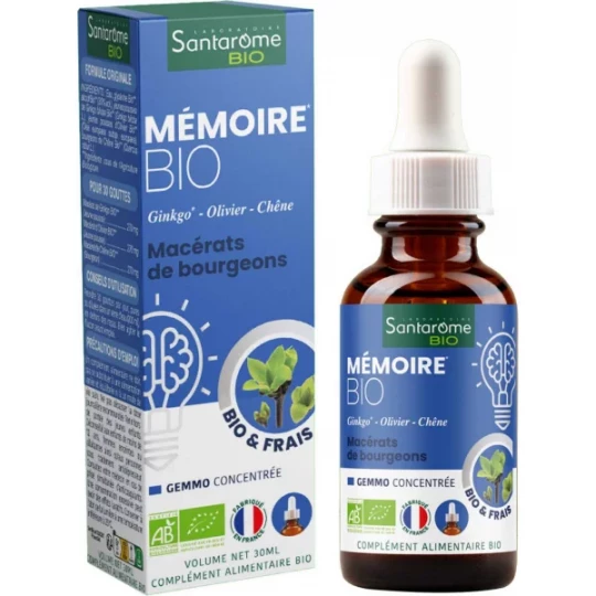 Santarome Bio Complexe Bourgeons Mémoire 30 ml