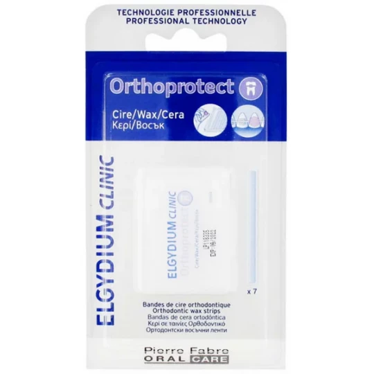 Elgydium Clinic Orthoprotect Bandes de cire Orthodontique x7