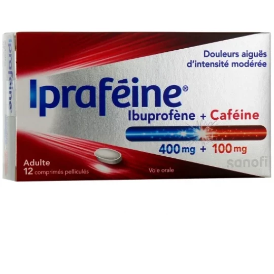 Ipraféine 400 mg/100 mg Comprimés x 12