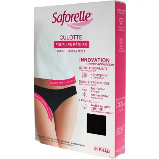Saforelle Culotte Ultra Absorbante Pour les Règles