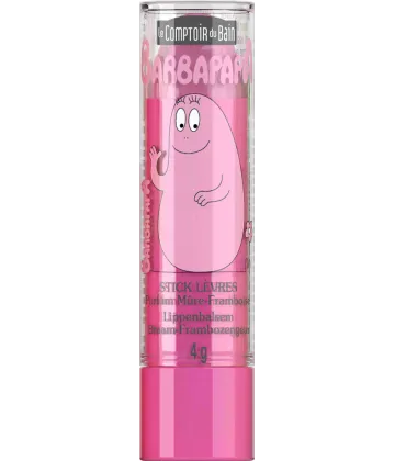 Le Comptoir du Bain Stick à Lèvres Barbapapa Parfum Mûre-Framboise 4 g