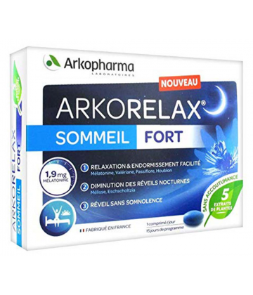 Arkopharma Arkorelax Sommeil Fort 8 h 2 x 15