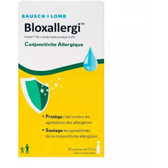Bloxallergi Conjonctivite Allergique Unidoses x 20