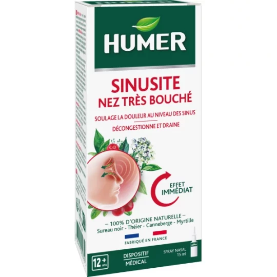 Humer Sinusite Nez Très Bouché 15 ml