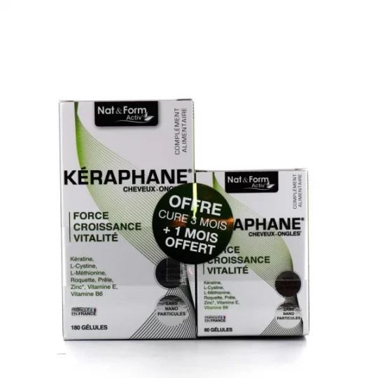 Nat&Form Kéraphane Cure de 3 mois + 1 mois offert