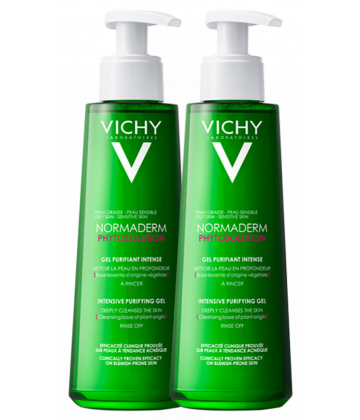 Vichy Normaderm Phytosolution Gel Purifiant Intense 2 x 400 ml