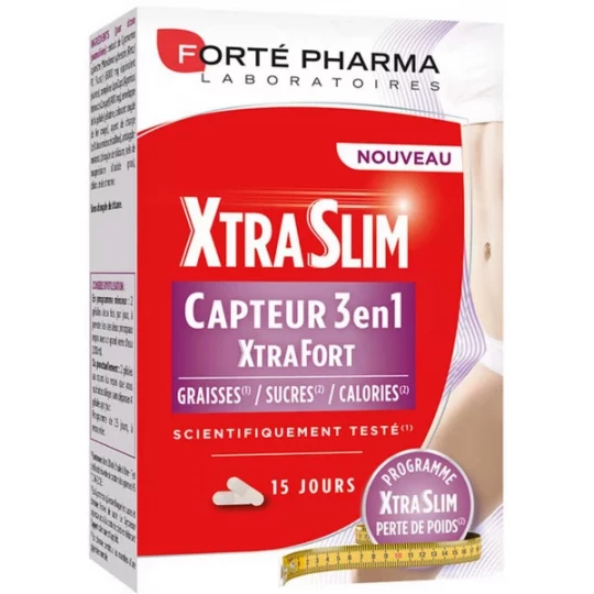 Forté Pharma XtraSlim Capteur 3 en 1 XtraFort x 60