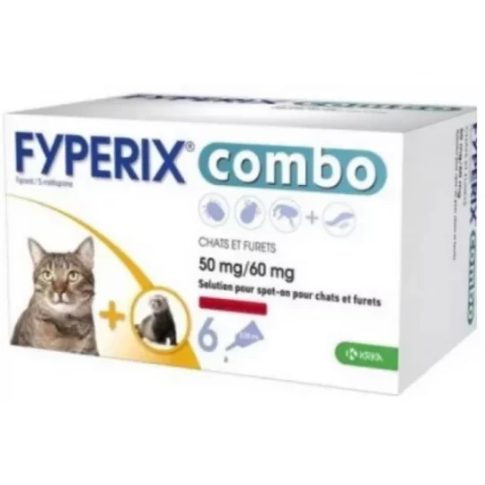 Fyperix Combo 50 mg / 60 mg Spot On Chats - image 2