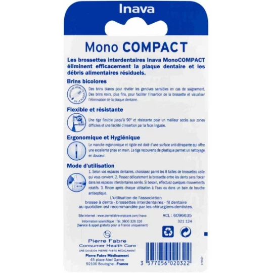 Inava Mono Compact Brossettes Interdentaires x 4 - image 6