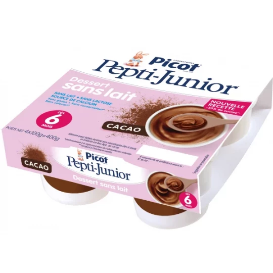 Picot Pepti-Junior Dessert Sans Lait x 4