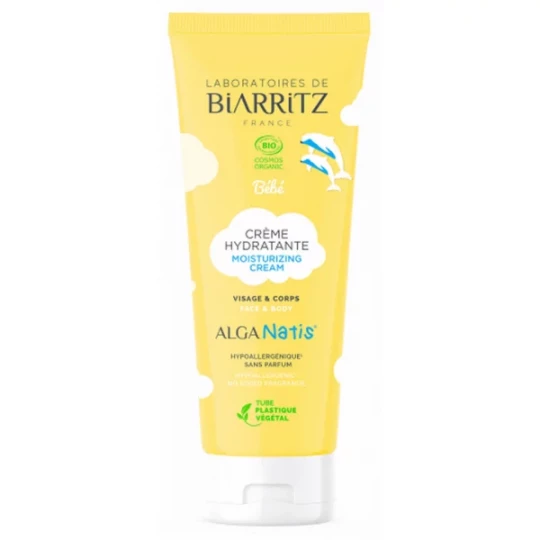 Alga Natis Crème Hydratante Bébé Visage et Corps 100 ml