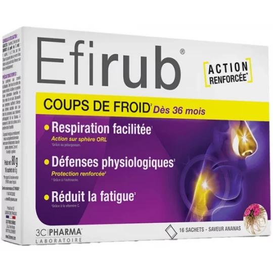 3C Pharma Efirub Coup de Froid x 16