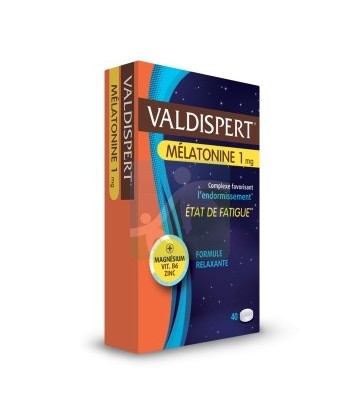 Valdispert Mélatonine Etat de Fatigue 1 mg x 40