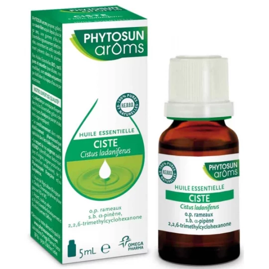 Phytosun Arôms Huile Essentielle Ciste Bio 5 ml