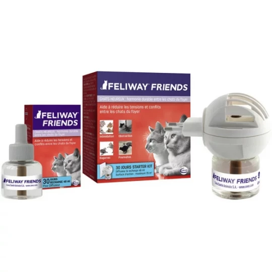 Feliway Friends Diffuseur + Recharge 48 ml