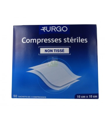 Urgo Compresses stériles non tissées 10 x 10 cm
