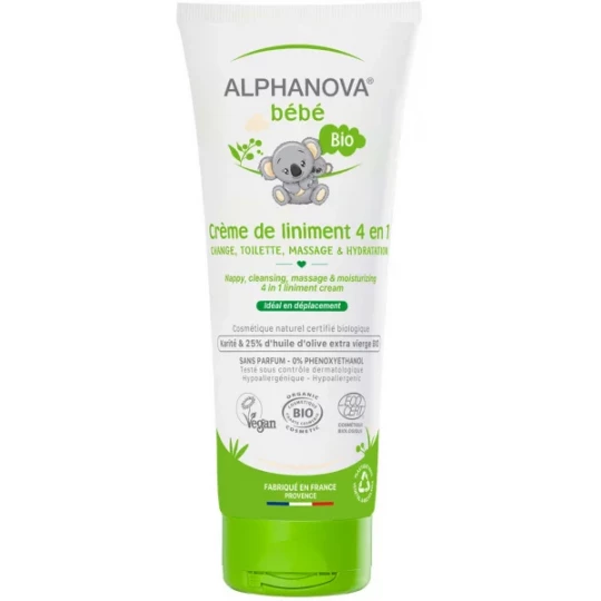 Alphanova Bébé Bio Crème de Liniment 200 ml