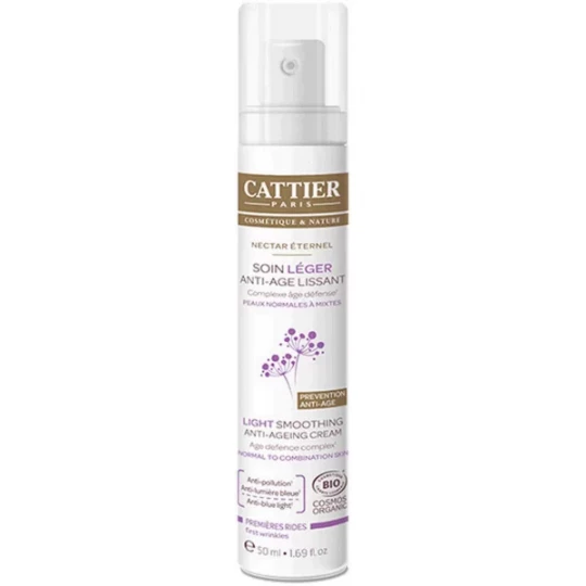 Cattier Nectar Eternel Soin Léger Anti-Âge Lissant 50 ml