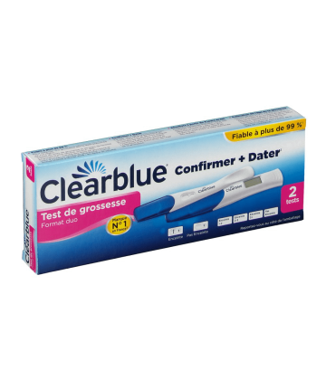 Clearblue Test de Grossesse Confirmer + Dater