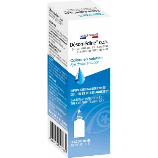 Désomédine Compte-gouttes 0,1% Collyre 10 ml