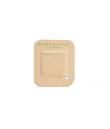 Mepilex Border Flex Carré 7,5 cm x 8,5 cm x 16