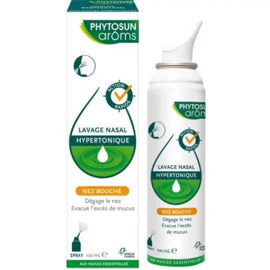 Phytosun Arôms Lavage Nasal Hypertonique 100 ml