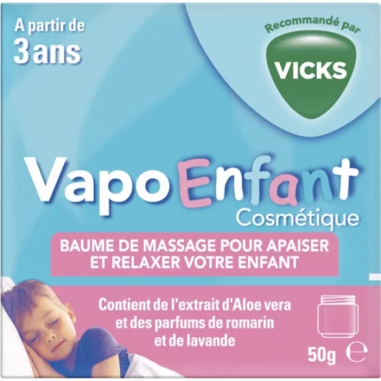Vicks VapoEnfant Baume de Massage 50 g