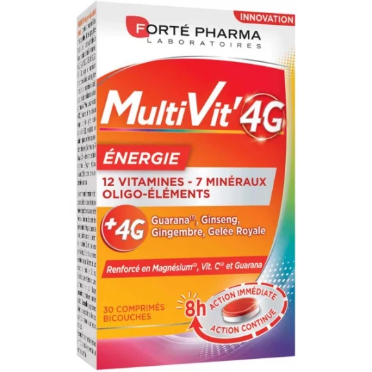 Forté Pharma MultiVit'4G Energie x 30