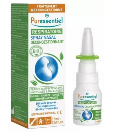 Puressentiel Respiratoire Spray Nasal Hypertonique 15 ml
