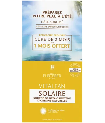 René Furterer Vitalfan Solaire Cure de 2 mois dont 1 mois OFFERT