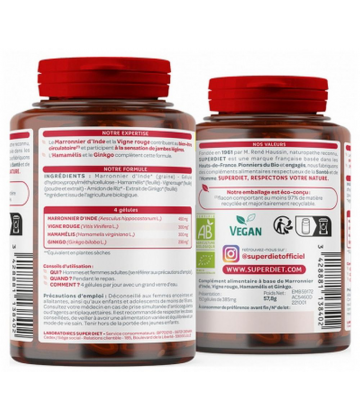 Superdiet Quatuor Circulation Gélules x 120 + 30 Offertes