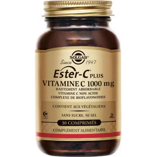 Solgar Ester-C Plus 1000 mg Vitamine C Comprimés x 30
