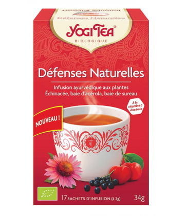Yogi Tea Défenses Naturelles Infusions x 17