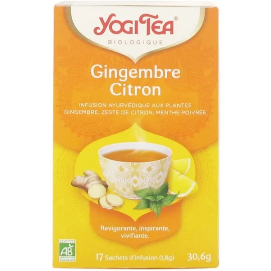 Yogi Tea Gingembre Citron Infusions x 17