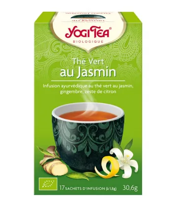 Yogi Tea Thé Vert au Jasmin Infusions x 17
