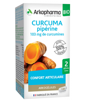 Arkogélules Curcuma Pipérine Bio x 130