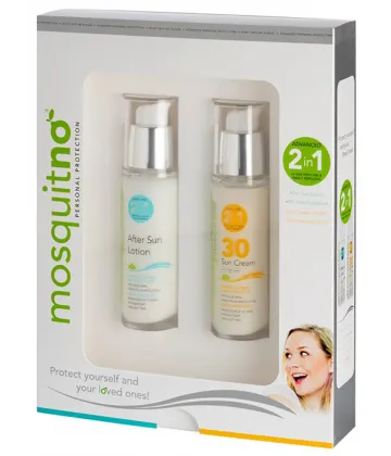 Mosquitno Coffret Crème Solaire SPF30 50 ml + Lotion Après-Soleil 50 ml