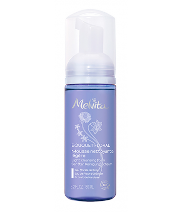 Melvita Bouquet Floral Mousse Nettoyante Légère 150 ml