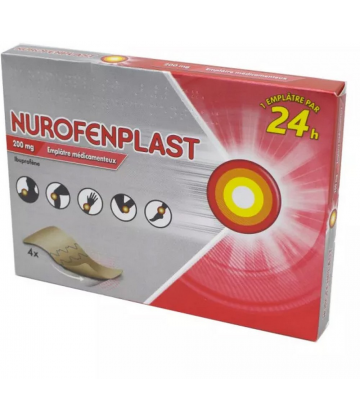 Nurofenplast 200 mg Emplâtres x 4
